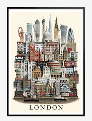 Martin Schwartz - London small poster - laveste priser - multi color - 0