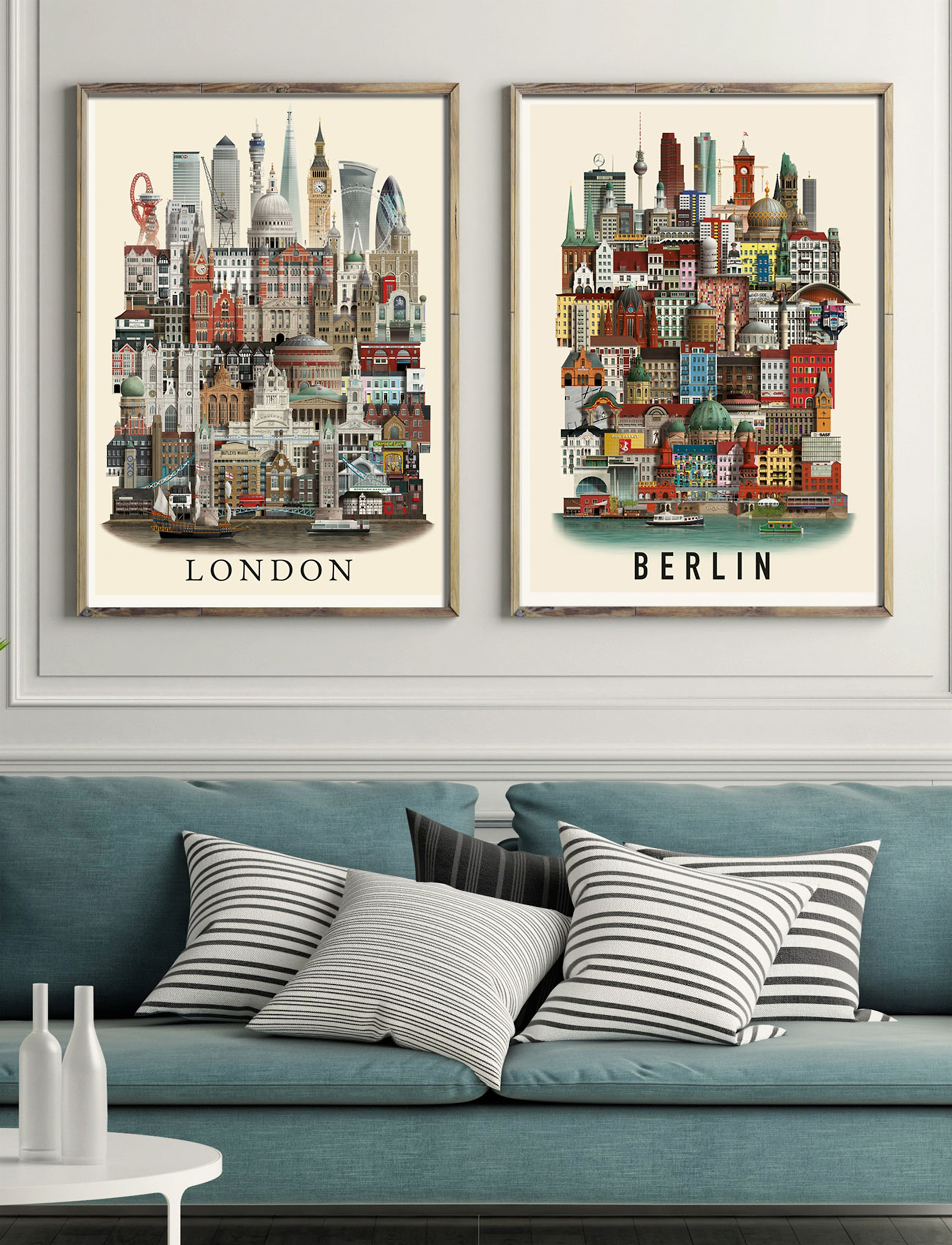 Martin Schwartz - London standard poster - städte & karten - multi color - 2