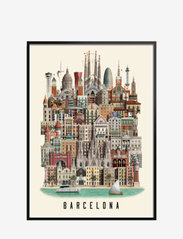 Martin Schwartz - Barcelona standard poster - byer og kort - multi color - 0