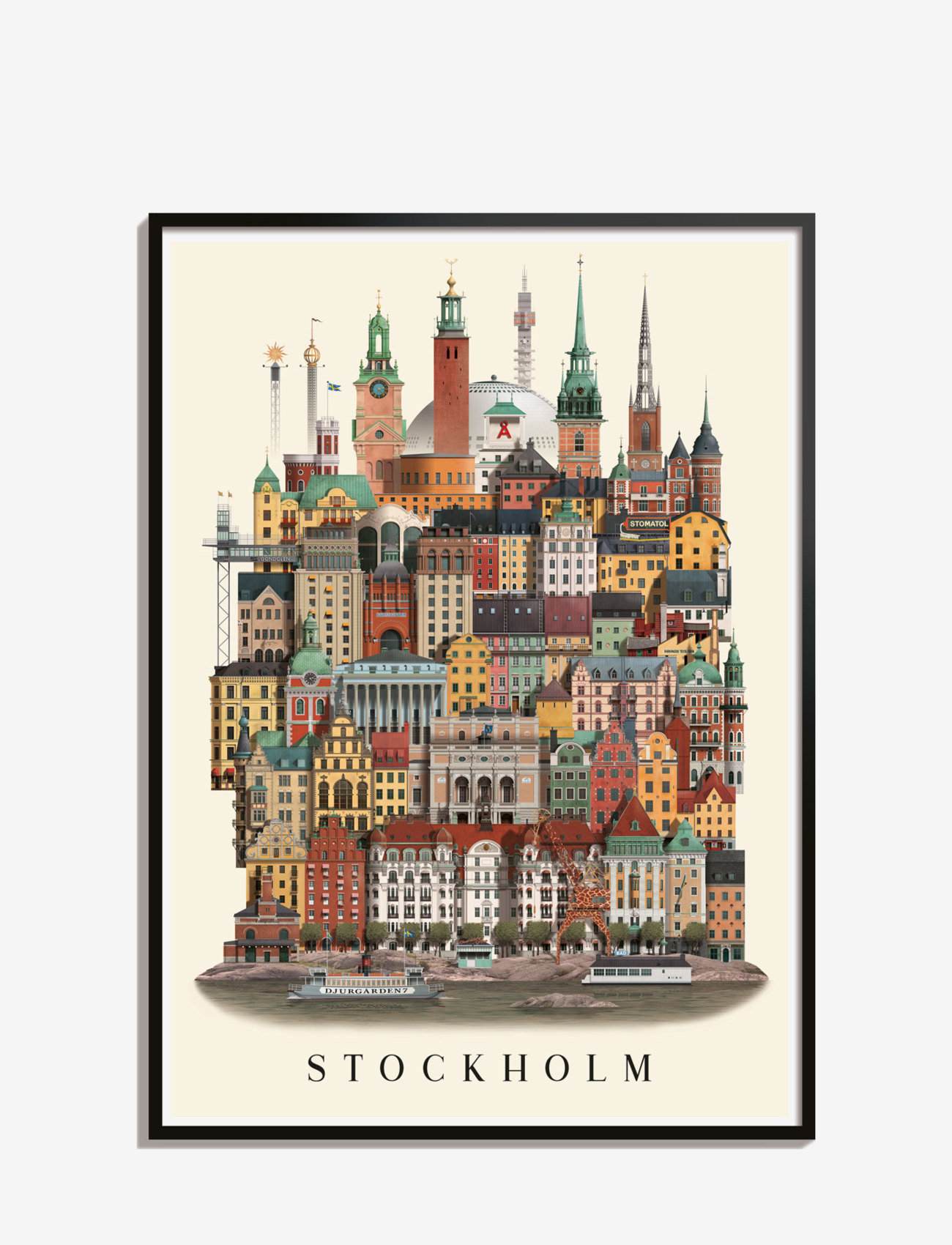 Martin Schwartz - Stockholmstandard poster - laveste priser - multi color - 0