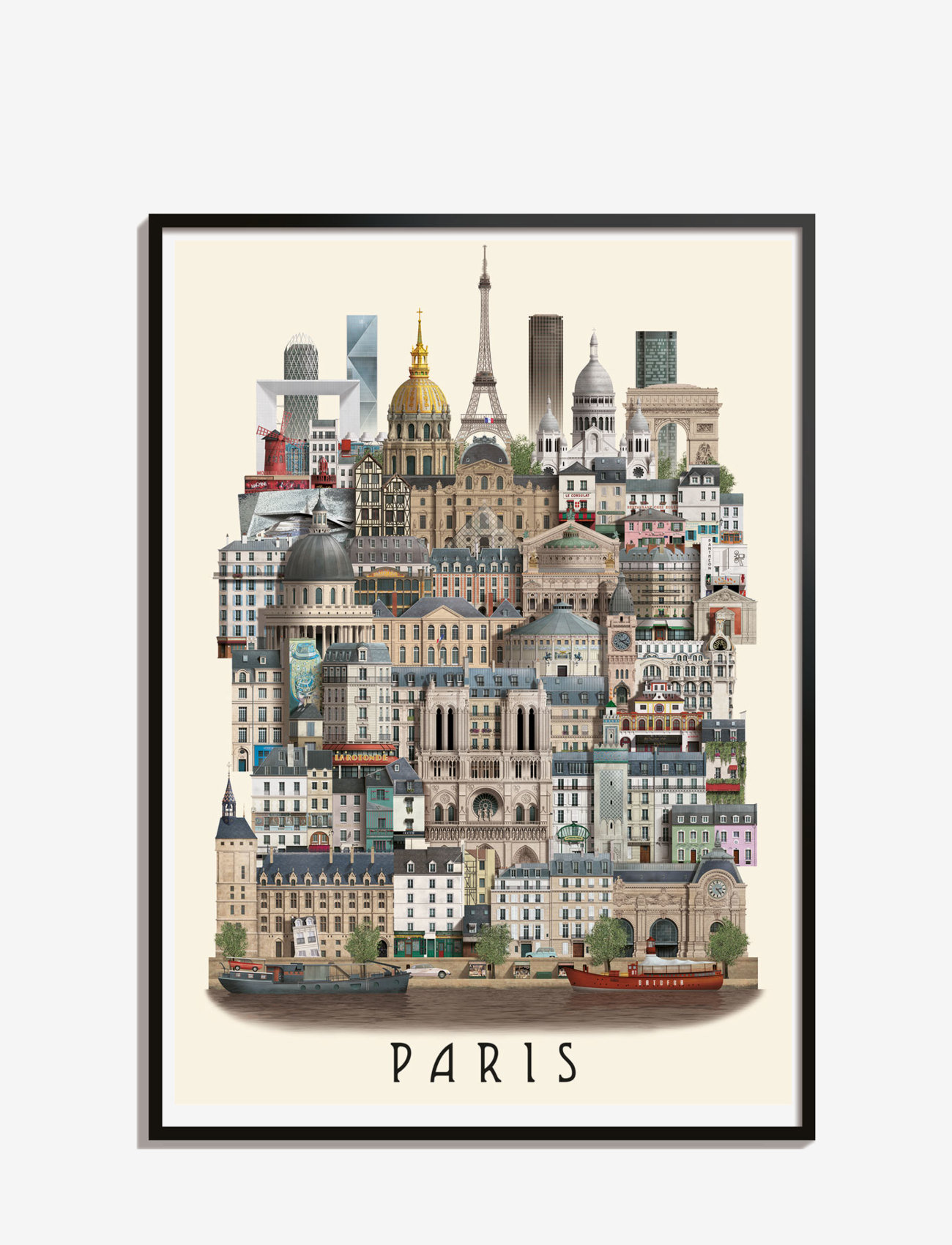 Martin Schwartz - Paris standard poster - cities & maps - multi color - 0