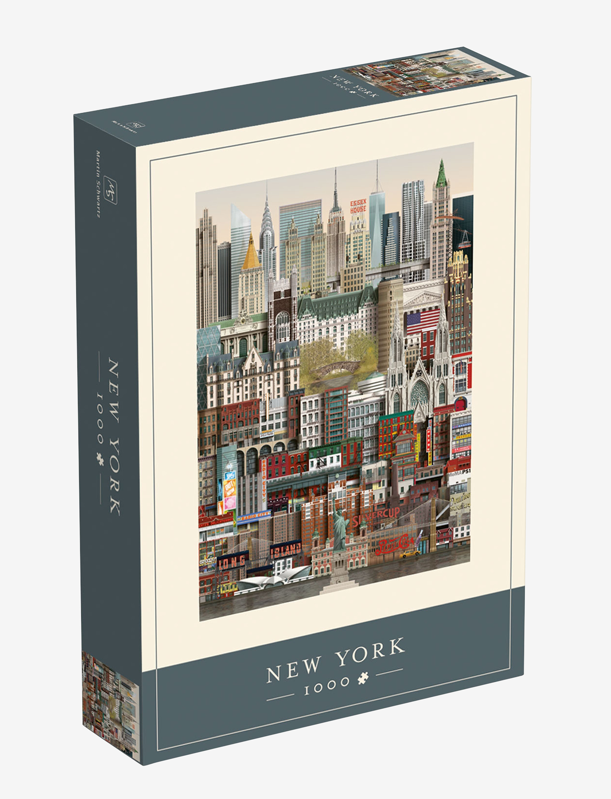MARTIN SCHWARTZ New York Jigsaw Puzzle (1000 Pieces) MULTI COLOR - One Size - Unisex
