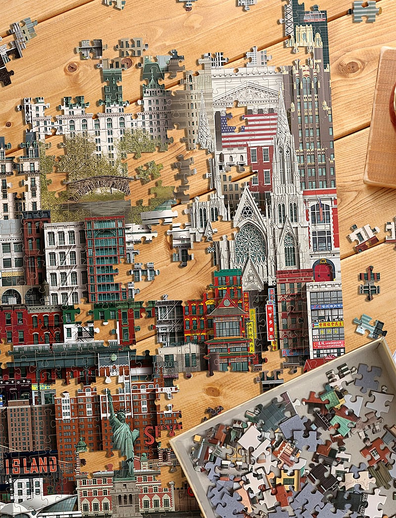 Martin Schwartz - New York Jigsaw puzzle (1000 pieces) - die niedrigsten preise - multi color - 2