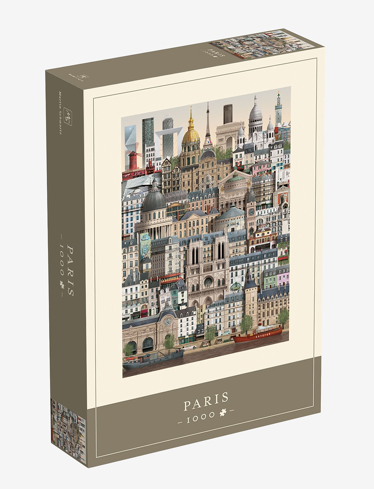 Martin Schwartz - Paris Jigsaw puzzle (1000 pieces) - osta hinna alusel - multi color - 1
