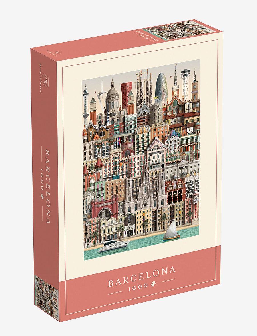 Martin Schwartz - Barcelona Jigsaw puzzle (1000 pieces) - spiele & puzzles - multi color - 1
