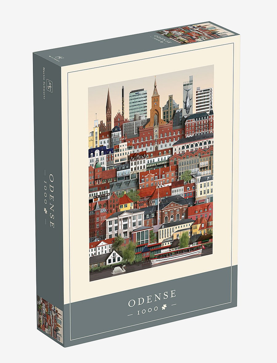 Martin Schwartz - Odense Jigsaw puzzle (1000 pieces) - spiele & puzzles - multi color - 1