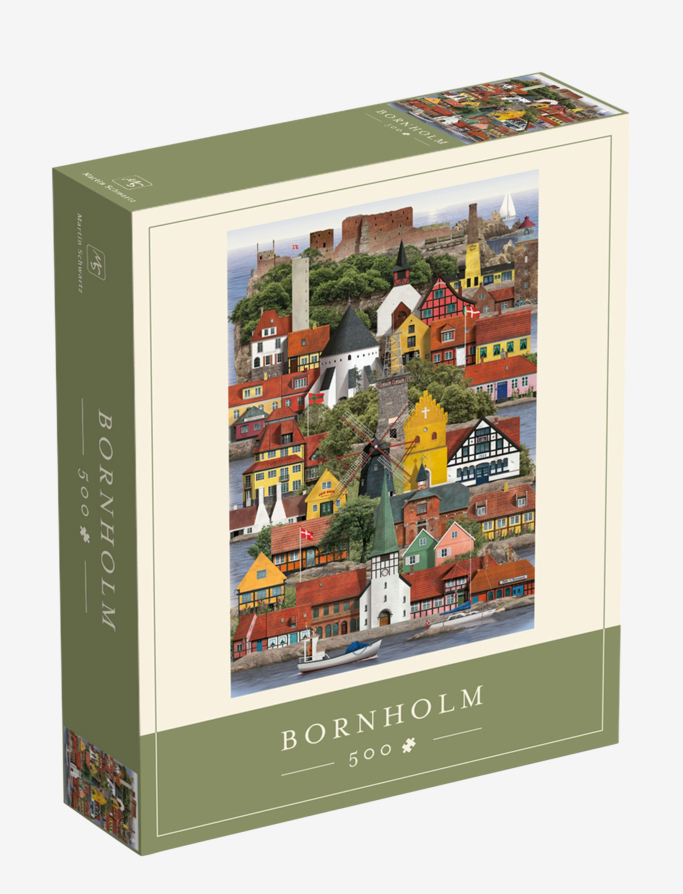 Martin Schwartz Bornholm Jigsaw Puzzle (500 Pieces), Puslespil & Spil, Nude, Str: ONE SIZE