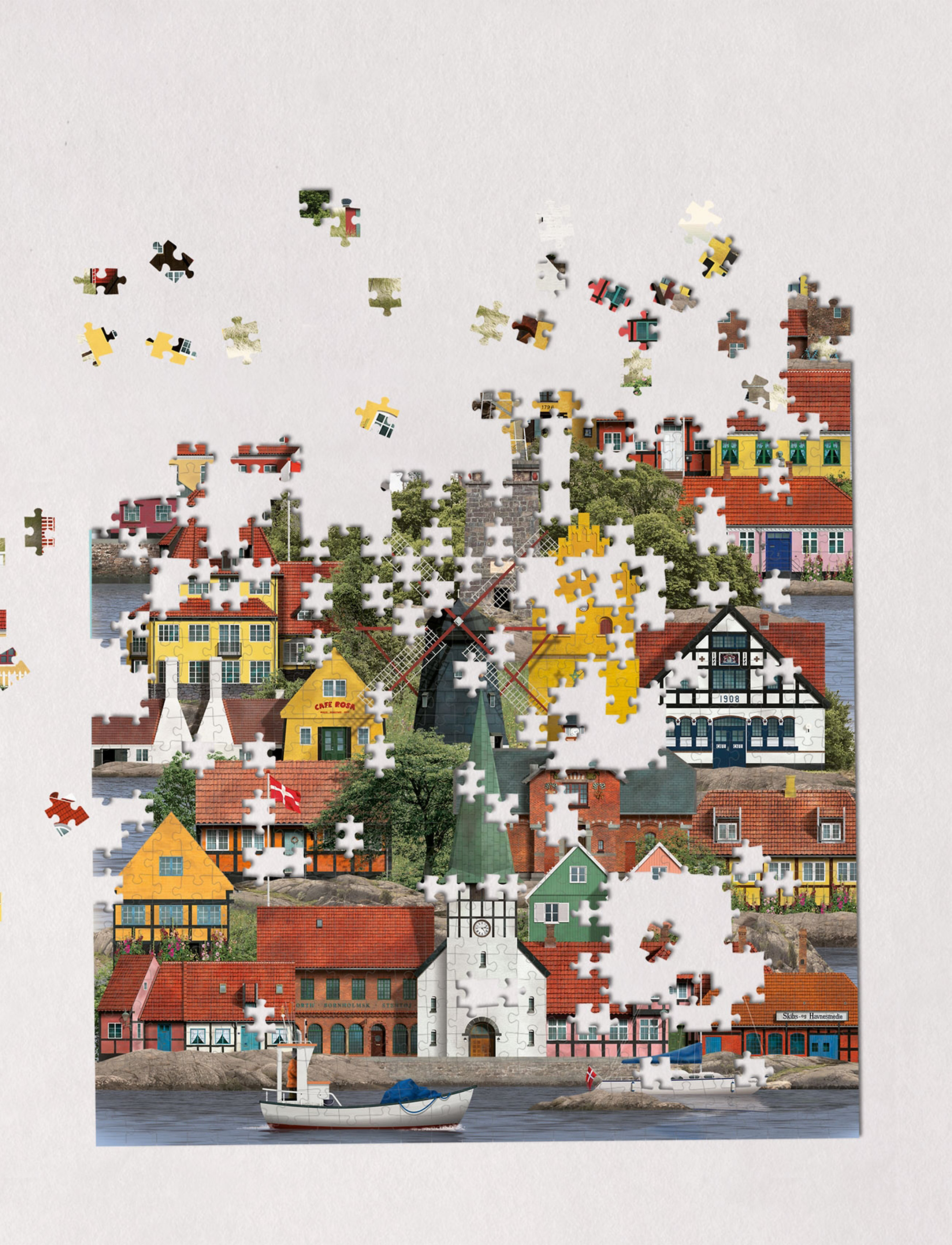 Martin Schwartz Bornholm Jigsaw Puzzle (500 Pieces), One Size, Decoration, Nackt - Puzzles & Games, Homeware