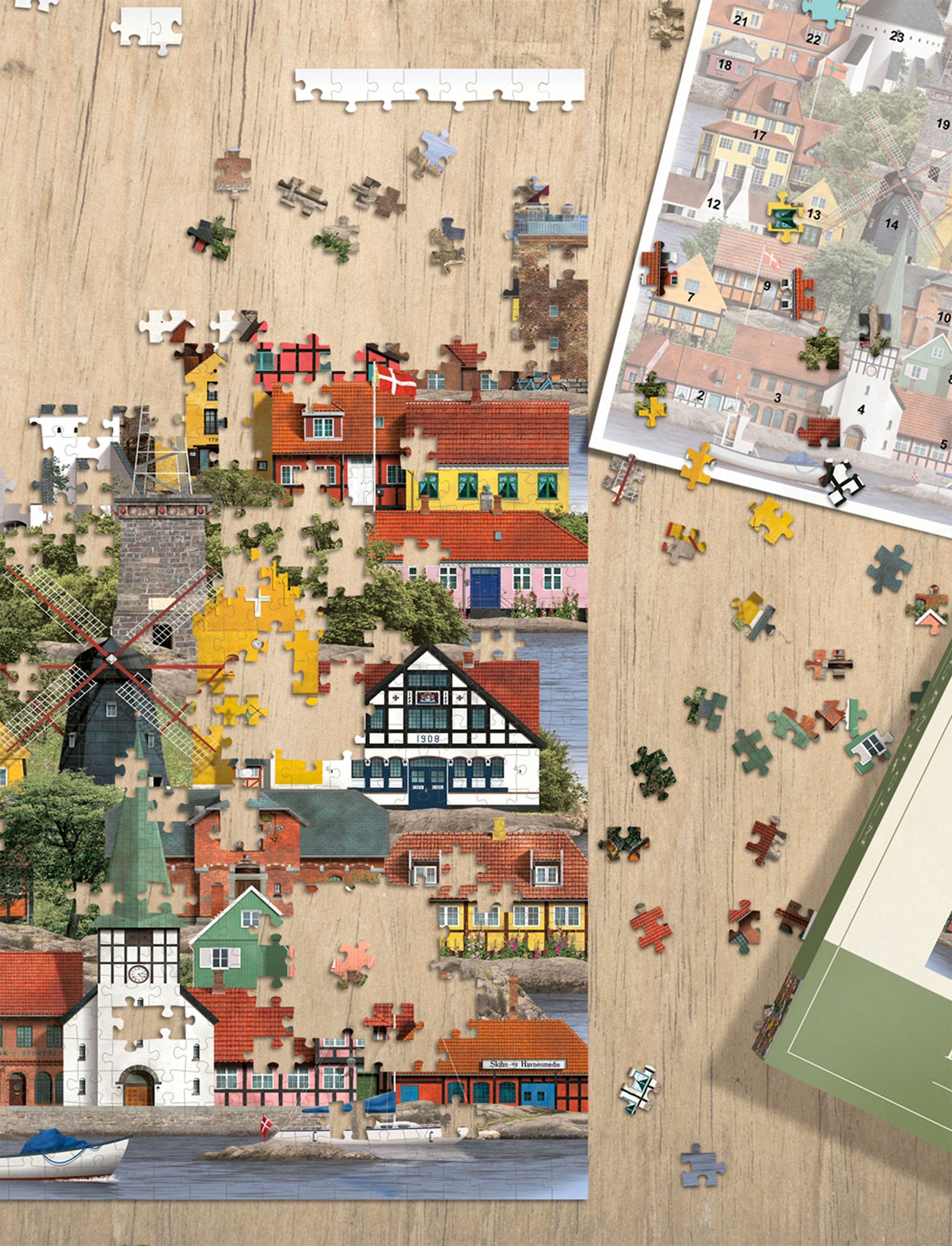 Martin Schwartz - Bornholm Jigsaw puzzle (500 pieces) - spiele & puzzles - multi color - 2