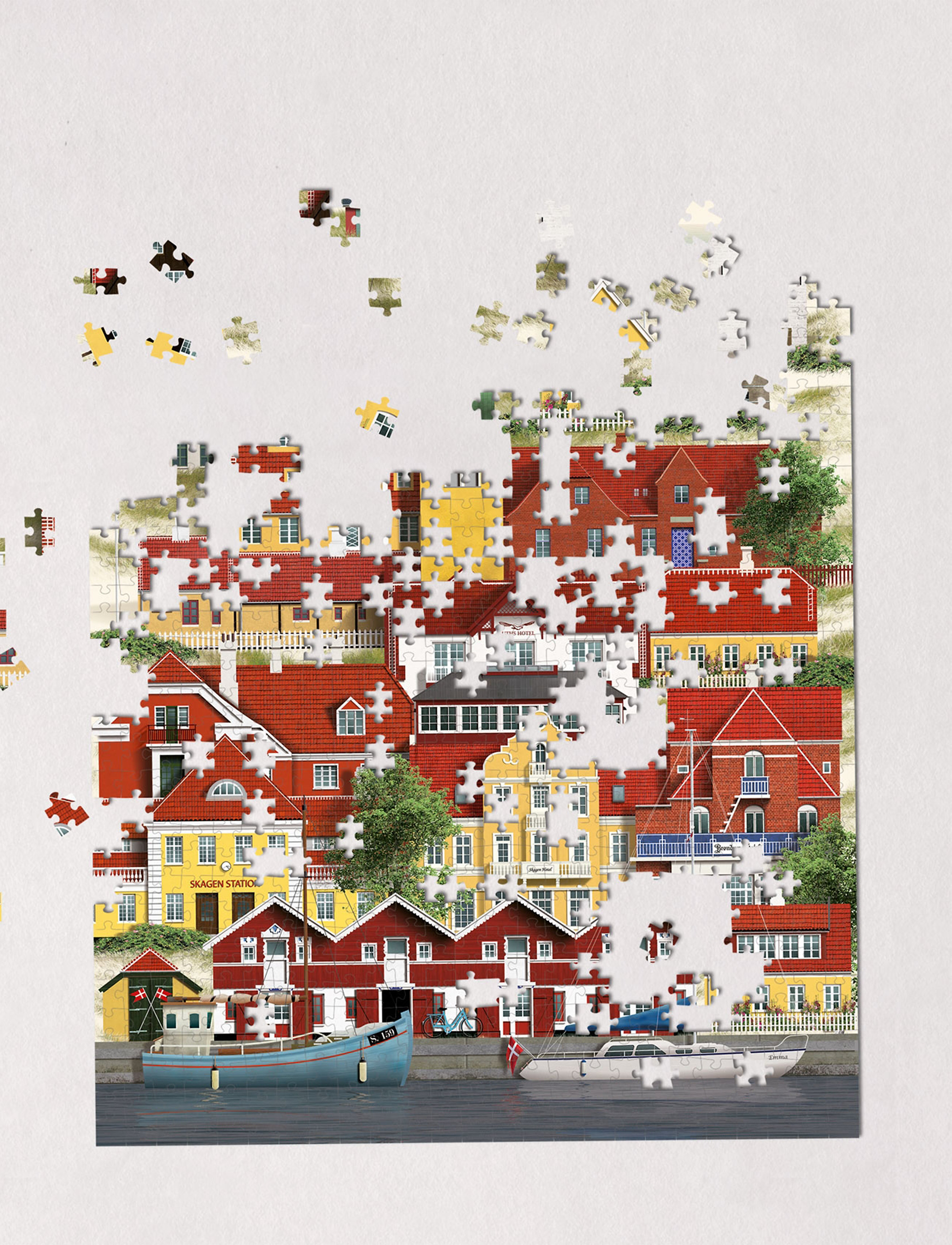 Martin Schwartz Skagen Jigsaw Puzzle (500 Pieces), One Size, Decoration, Nackt - Puzzles & Games, Homeware
