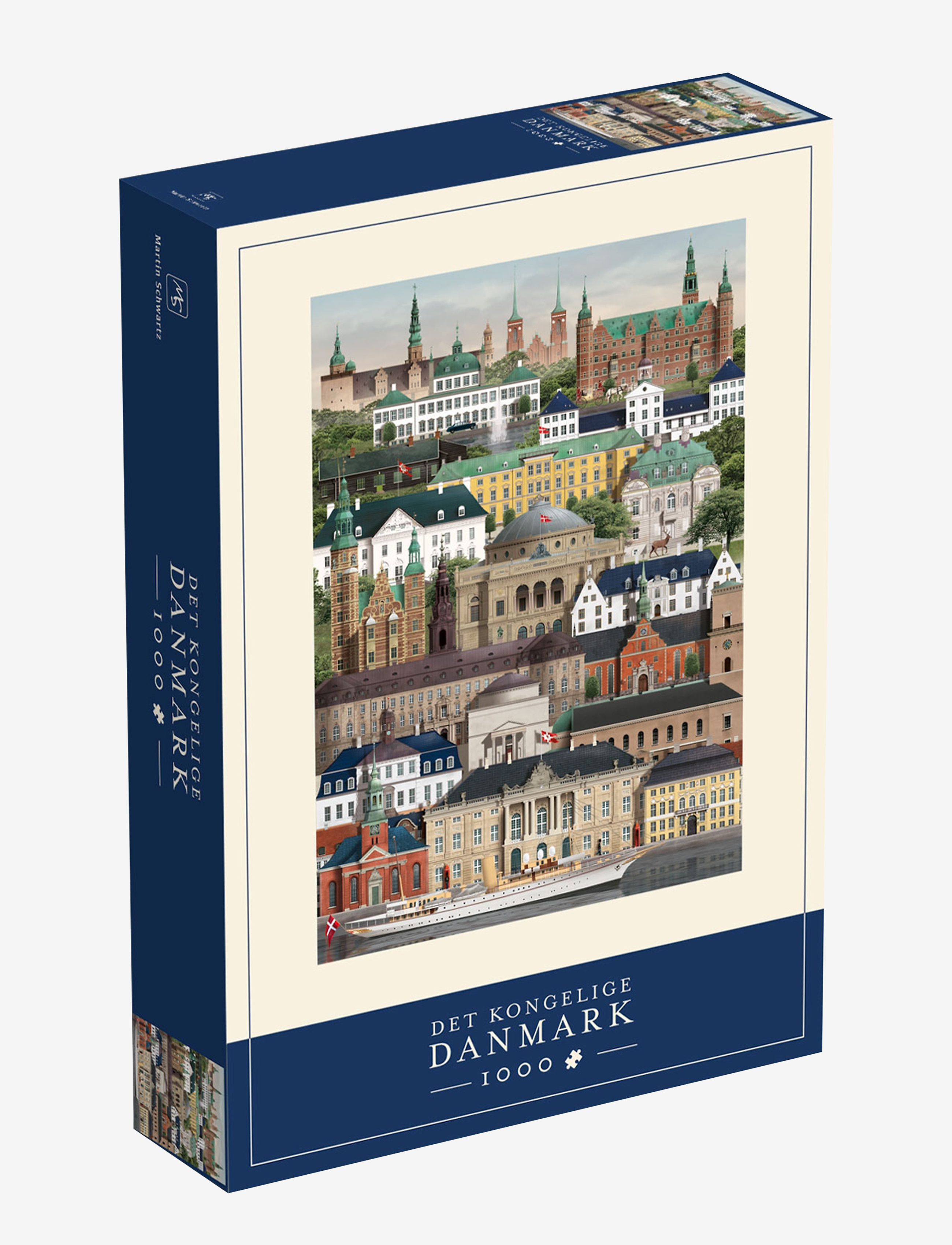 MARTIN SCHWARTZ Royal Denmark Puzzle (1000 Pieces) MULTI COLOR - One Size - Unisex