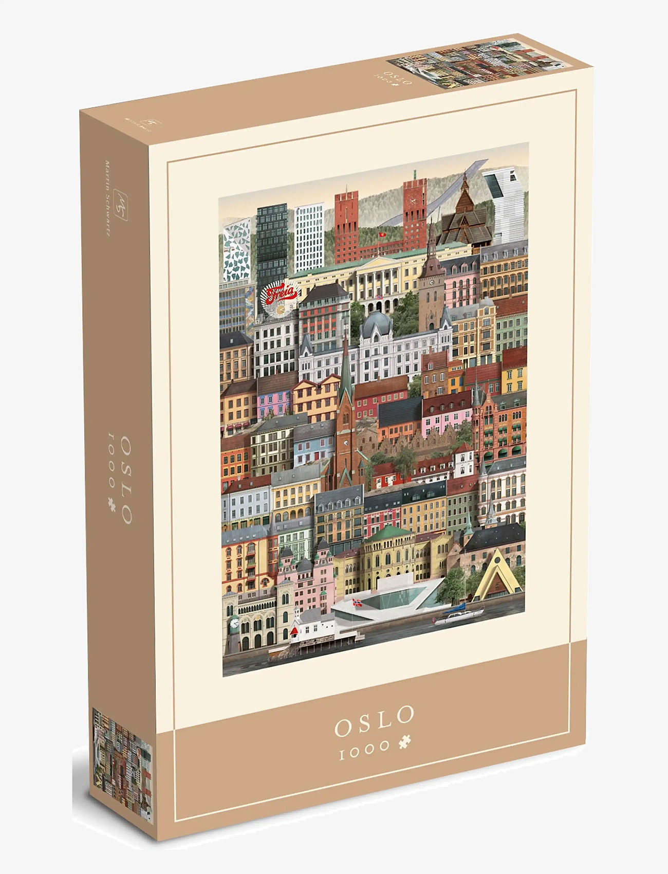 Martin Schwartz - Oslo Jigsaw puzzle (1000 pieces) - spiele & puzzles - multicolor - 0