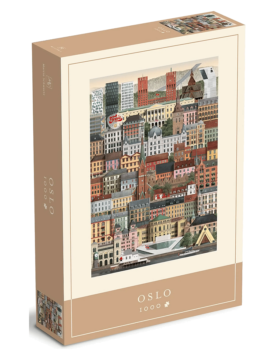 Martin Schwartz - Oslo Jigsaw puzzle (1000 pieces) - spiele & puzzles - multicolor - 0