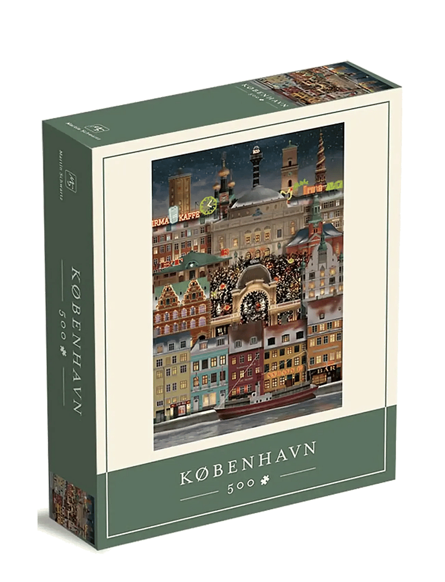 Martin Schwartz - København Jigsaw puzzle (500 pieces) - valentinstaggeschenke - green - 1