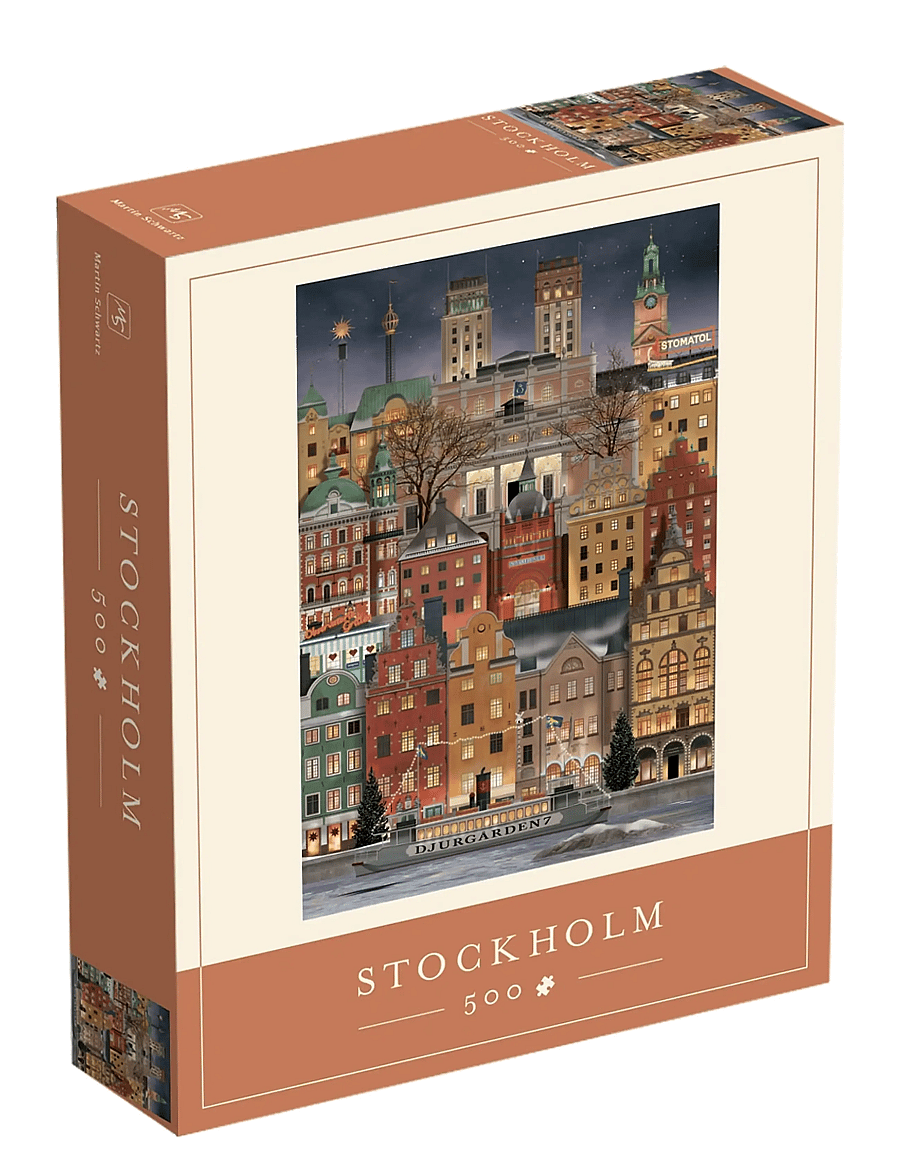 Martin Schwartz - Stockholm Jigsaw puzzle (500 pieces) - spiele & puzzles - multicolor - 1