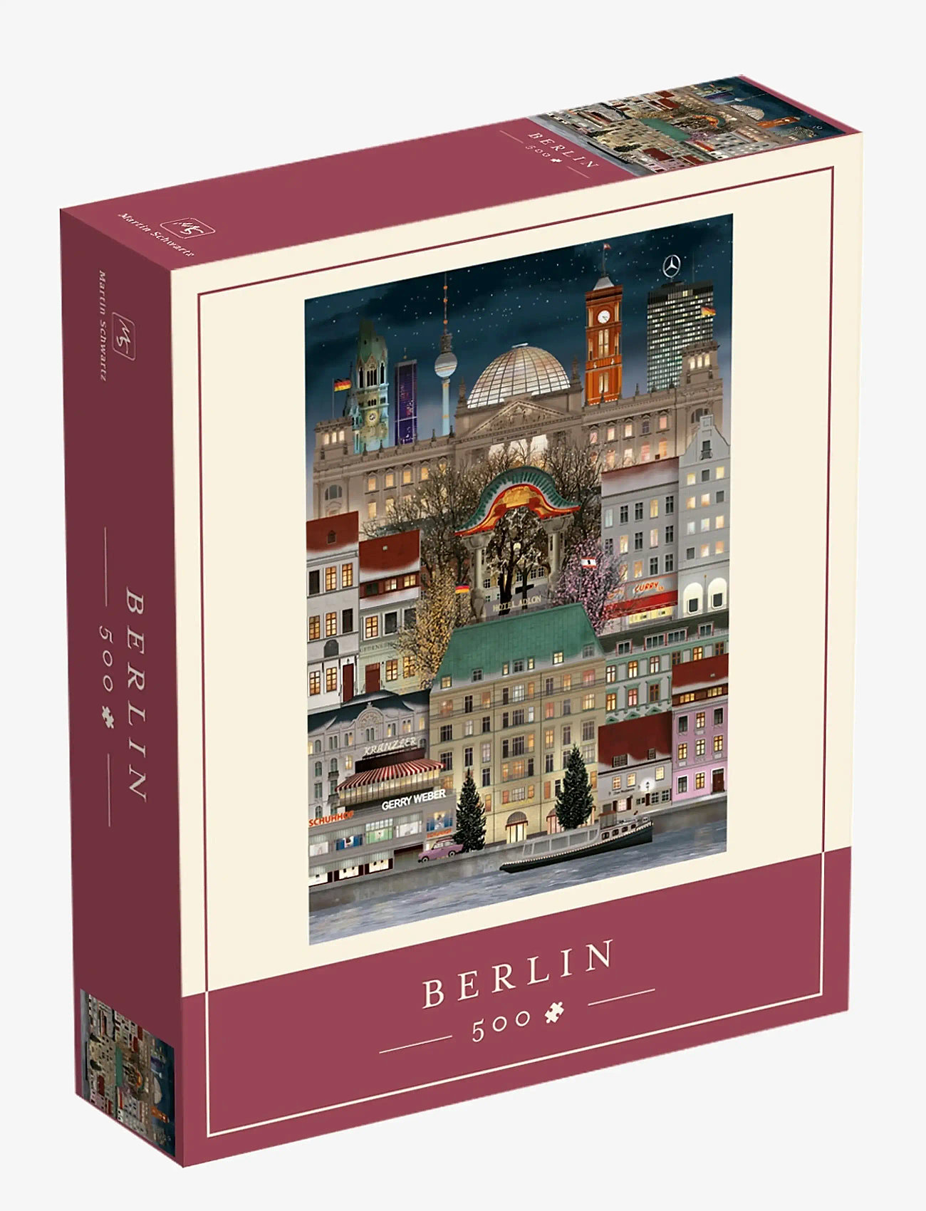 Martin Schwartz - Berlin Jigsaw puzzle (500 pieces) - spiele & puzzles - multicolor - 0