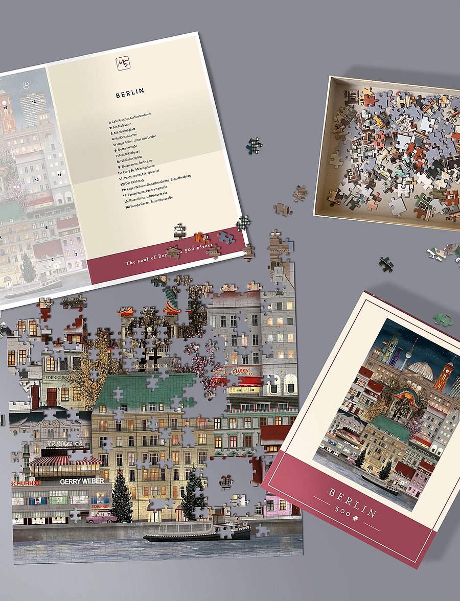 Martin Schwartz - Berlin Jigsaw puzzle (500 pieces) - mängud ja pusled - multicolor - 2