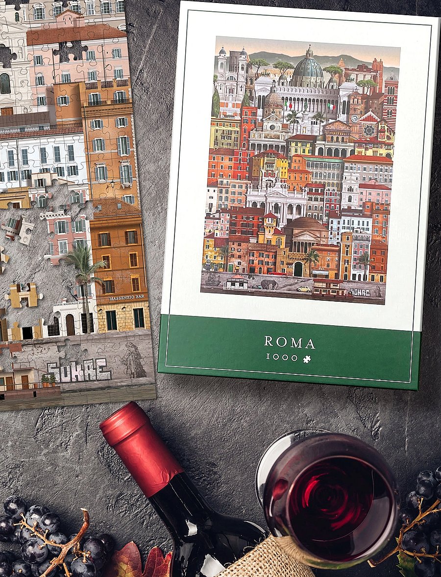 Martin Schwartz - Rome Jigsaw puzzle (1000 pieces) - spiele & puzzles - multicolor - 2