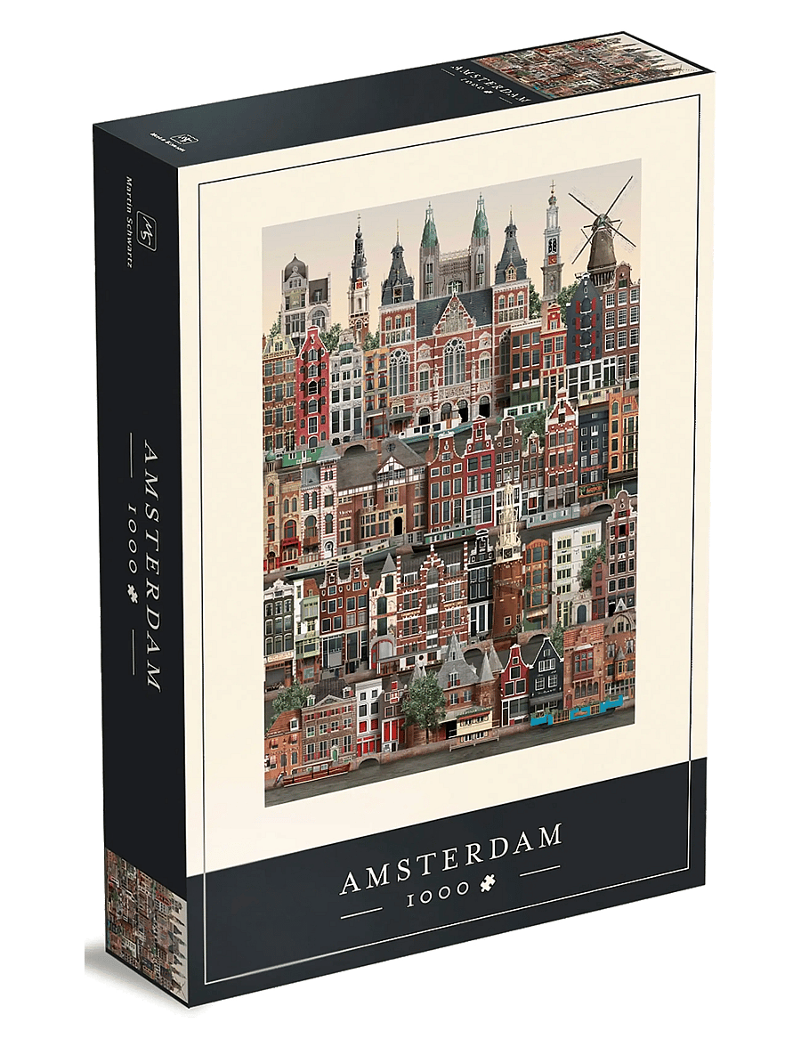 Martin Schwartz - Amsterdam Jigsaw puzzle (1000 pieces) - spiele & puzzles - multicolor - 1