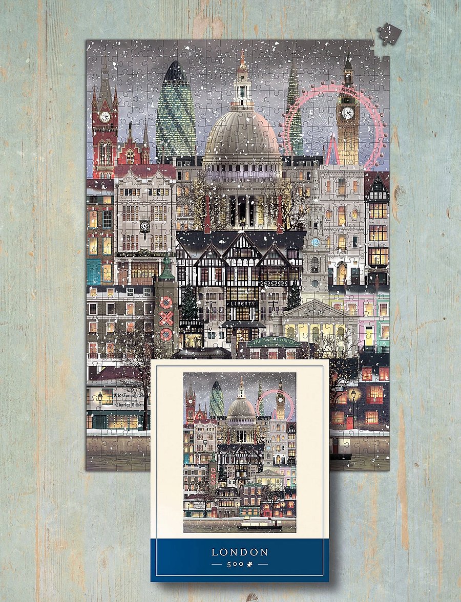 Martin Schwartz - London Jigsaw puzzle (500 pieces) - mängud ja pusled - multicolor - 0