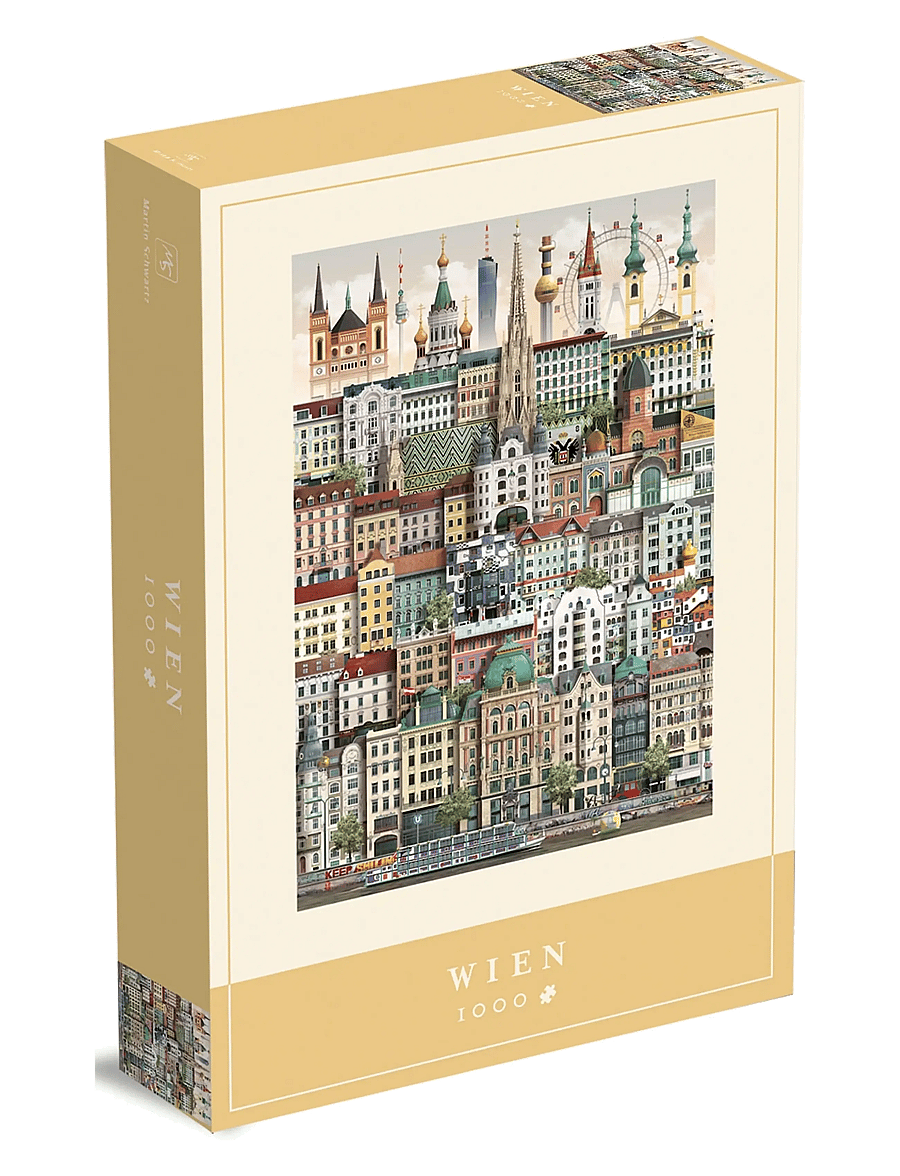 Martin Schwartz - Vienna Jigsaw puzzle (1000 pieces) - mängud ja pusled - multicolor - 1