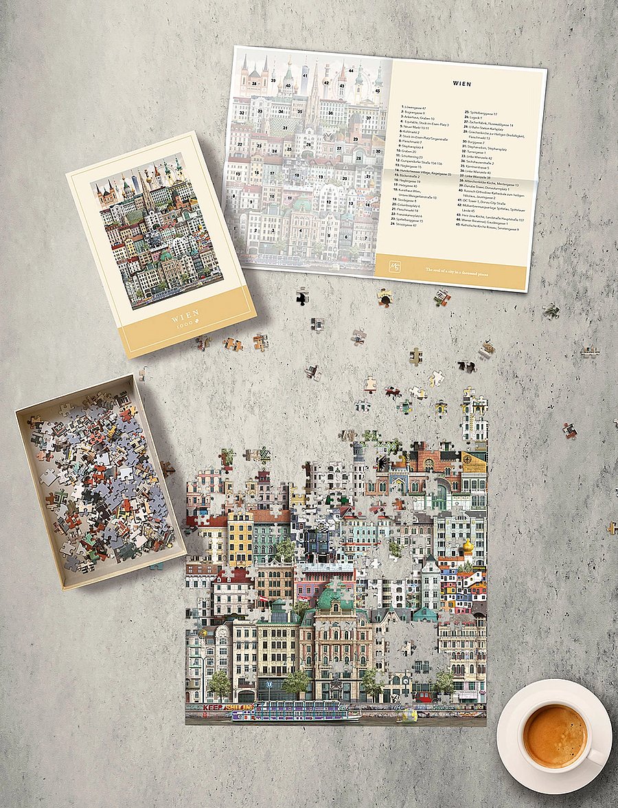 Martin Schwartz - Vienna Jigsaw puzzle (1000 pieces) - mängud ja pusled - multicolor - 2