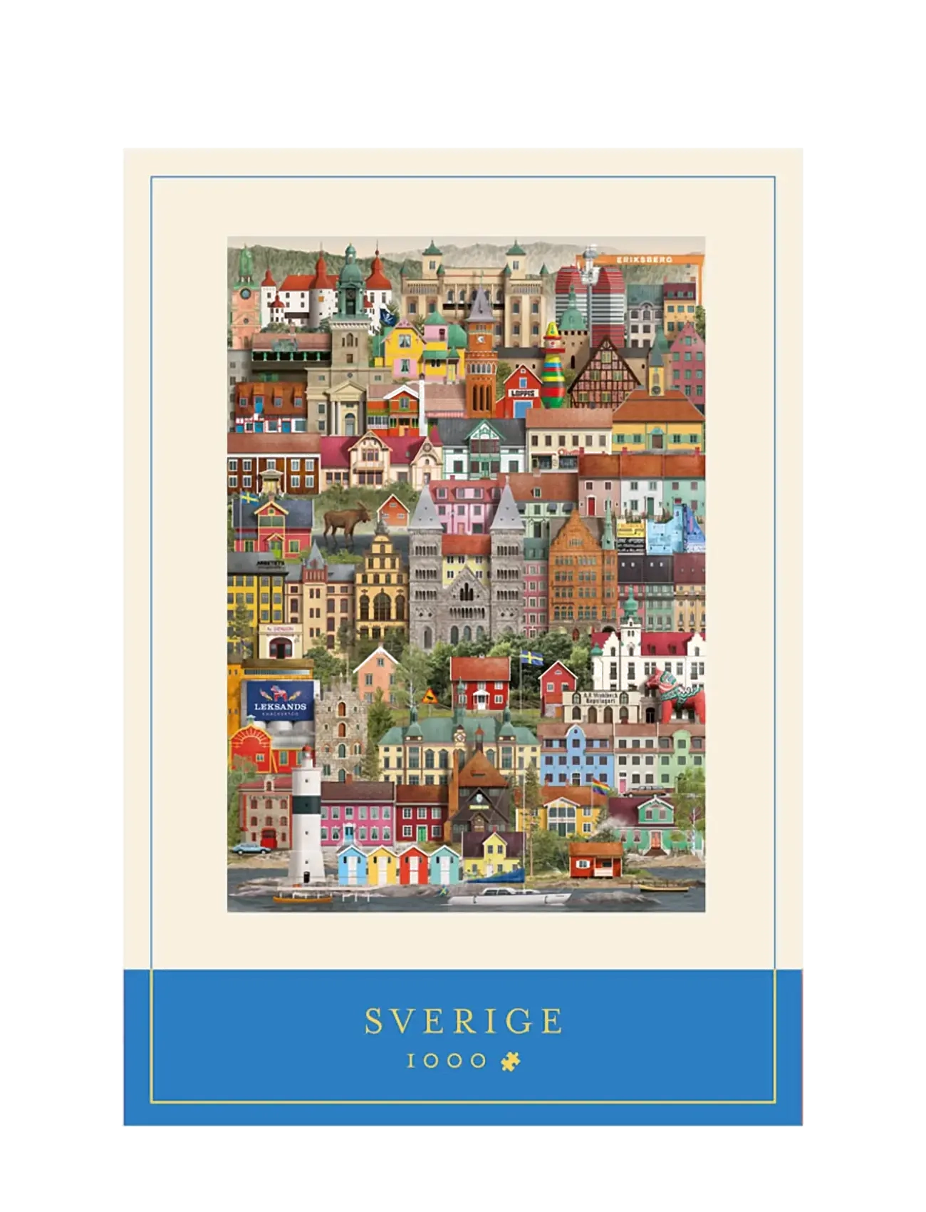 Martin Schwartz Sverige Jigsaw puzzle (1000 pieces) - Jõulukingid - MULTICOLOR / multi