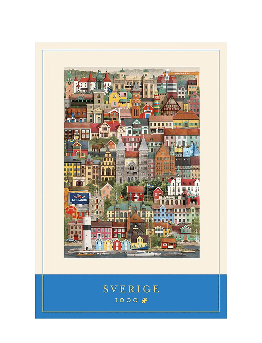 Martin Schwartz - Sverige Jigsaw puzzle (1000 pieces) - mängud ja pusled - multicolor - 0