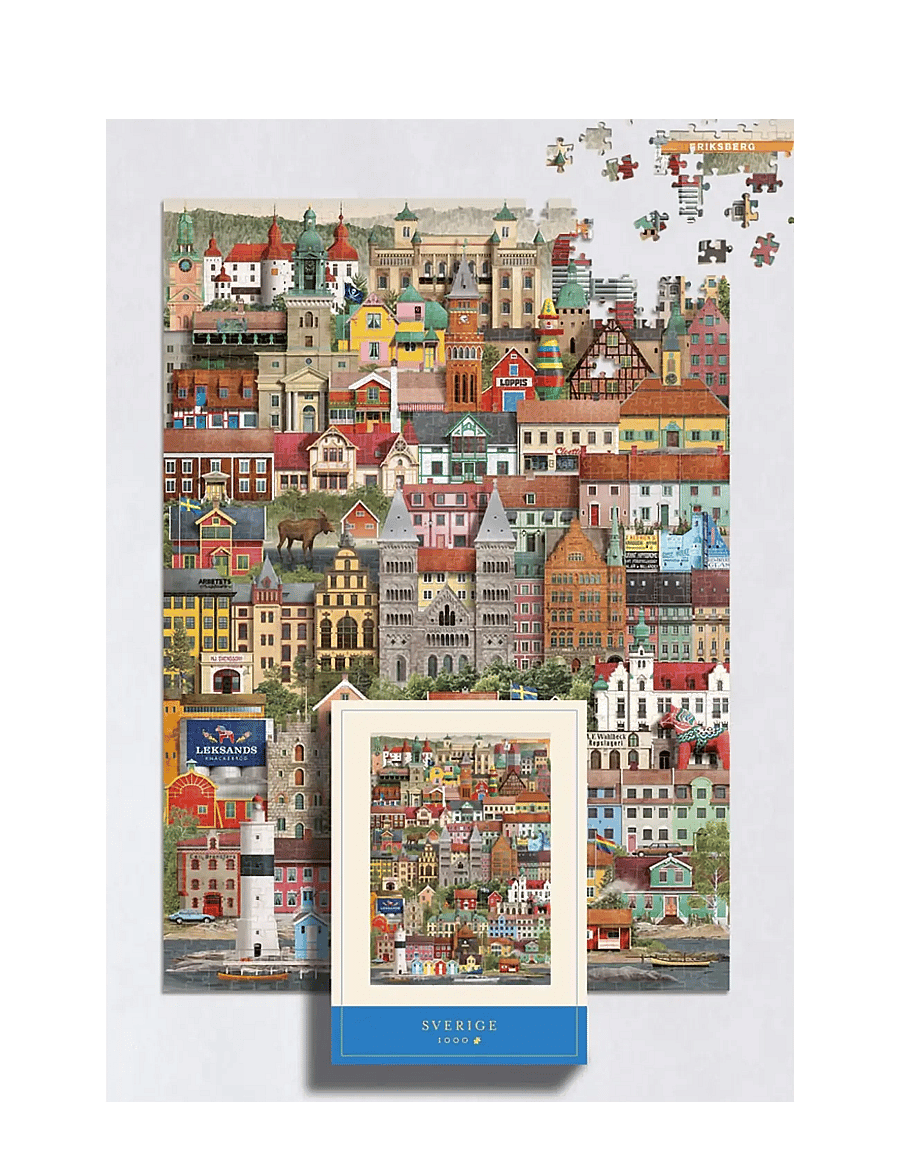 Martin Schwartz - Sverige Jigsaw puzzle (1000 pieces) - mängud ja pusled - multicolor - 1