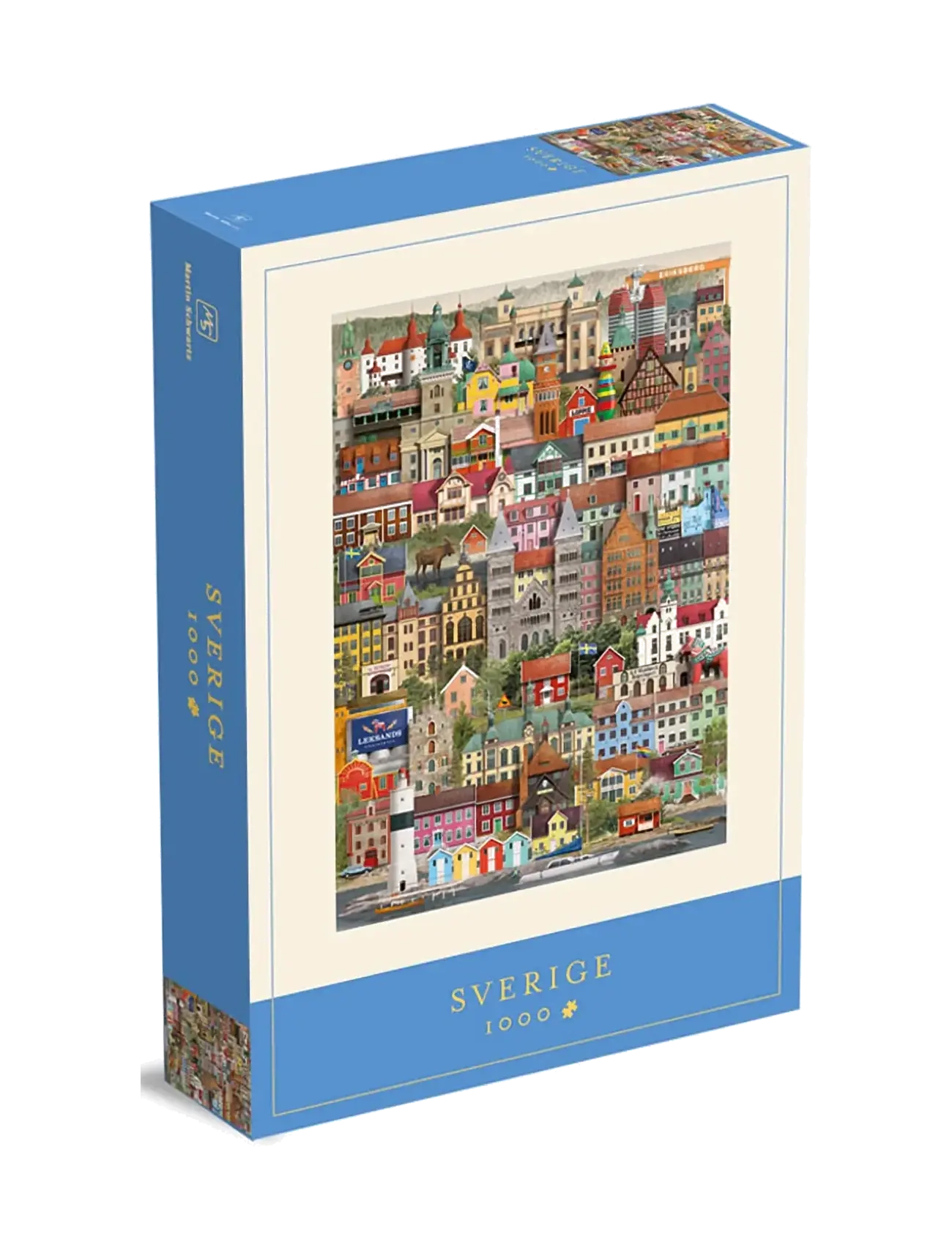Martin Schwartz - Sverige Jigsaw puzzle (1000 pieces) - mängud ja pusled - multicolor - 2