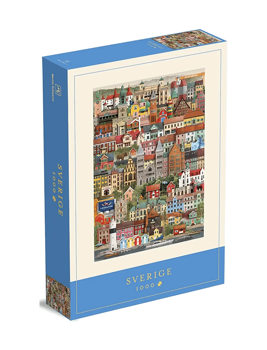 Martin Schwartz - Sverige Jigsaw puzzle (1000 pieces) - mängud ja pusled - multicolor - 2