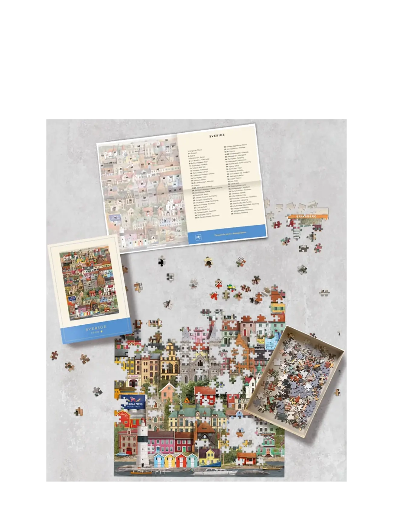 Martin Schwartz - Sverige Jigsaw puzzle (1000 pieces) - mängud ja pusled - multicolor - 3