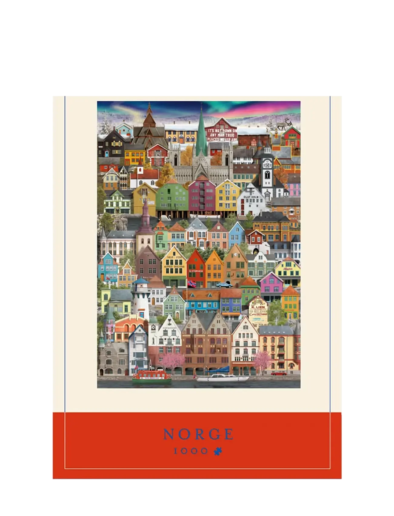 Martin Schwartz Norge Jigsaw puzzle (1000 pieces) - Jõulukingid - MULTICOLOR / multi