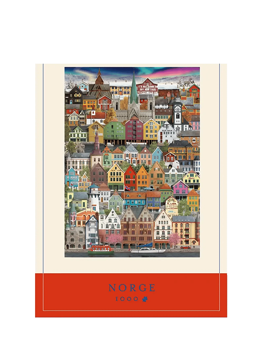 Martin Schwartz - Norge Jigsaw puzzle (1000 pieces) - mängud ja pusled - multicolor - 0