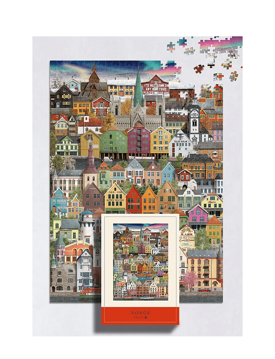 Martin Schwartz - Norge Jigsaw puzzle (1000 pieces) - mängud ja pusled - multicolor - 1