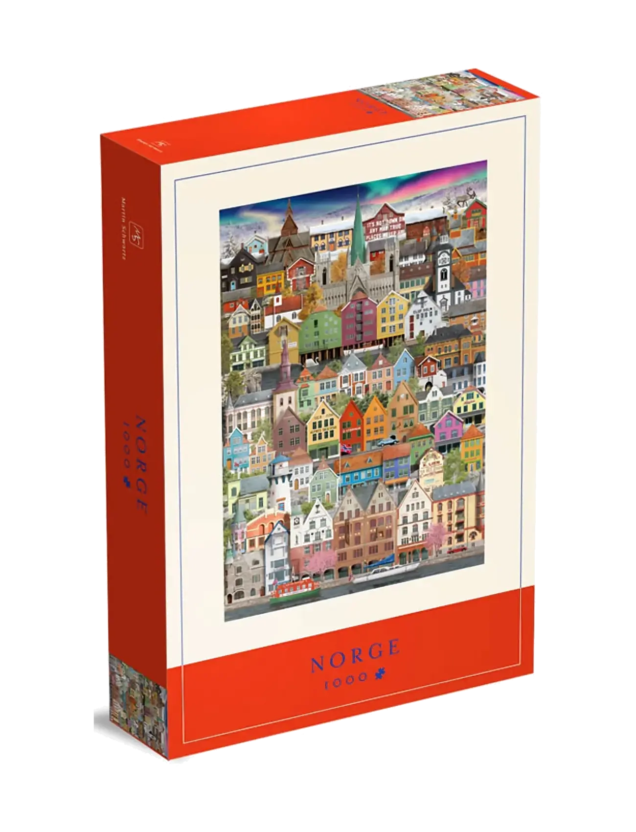 Martin Schwartz - Norge Jigsaw puzzle (1000 pieces) - mängud ja pusled - multicolor - 2