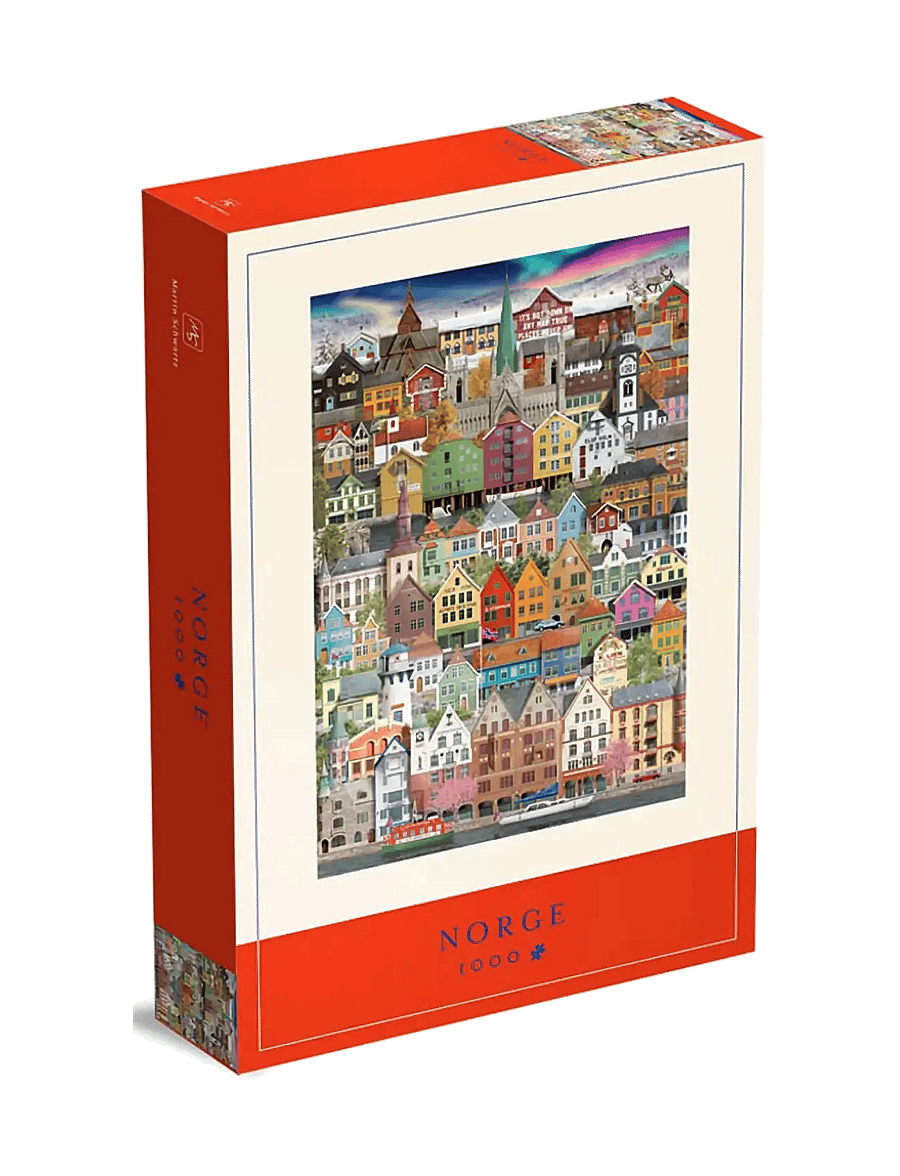 Martin Schwartz - Norge Jigsaw puzzle (1000 pieces) - mängud ja pusled - multicolor - 2