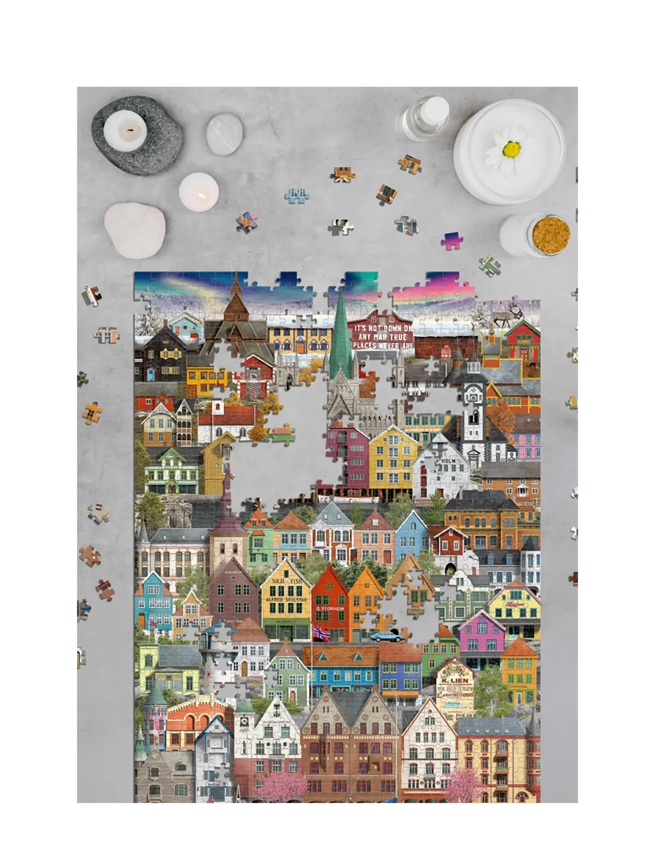 Martin Schwartz - Norge Jigsaw puzzle (1000 pieces) - mängud ja pusled - multicolor - 4