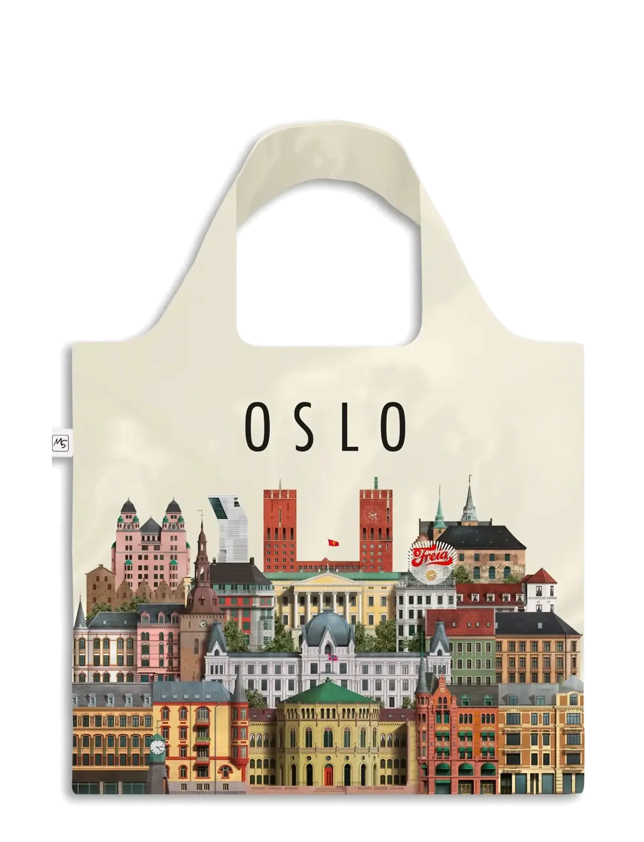 Martin Schwartz Oslo totebag - Tasker - MULTICOLOR / cream