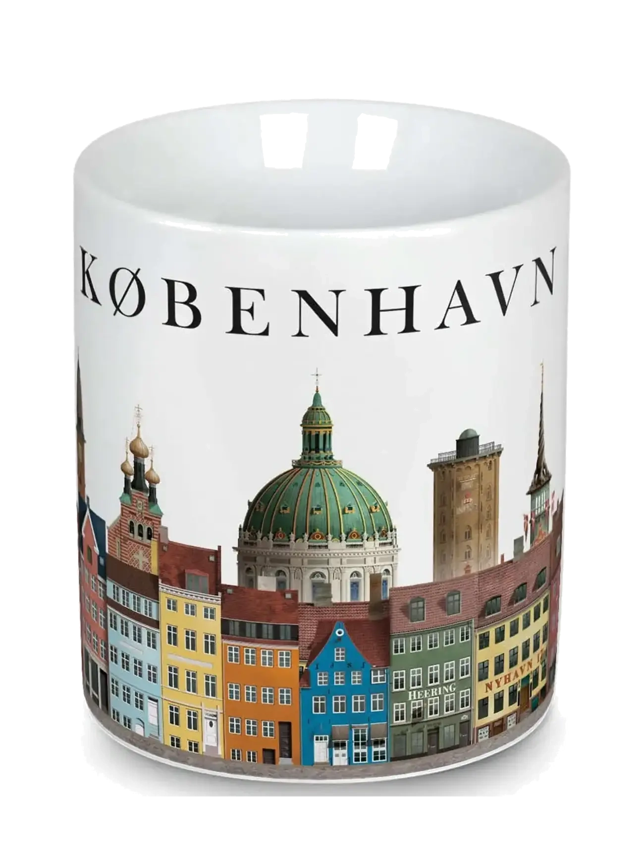 Martin Schwartz København Coffee Mug, Coffee Kop, Hvid, Str: 10X 12CM