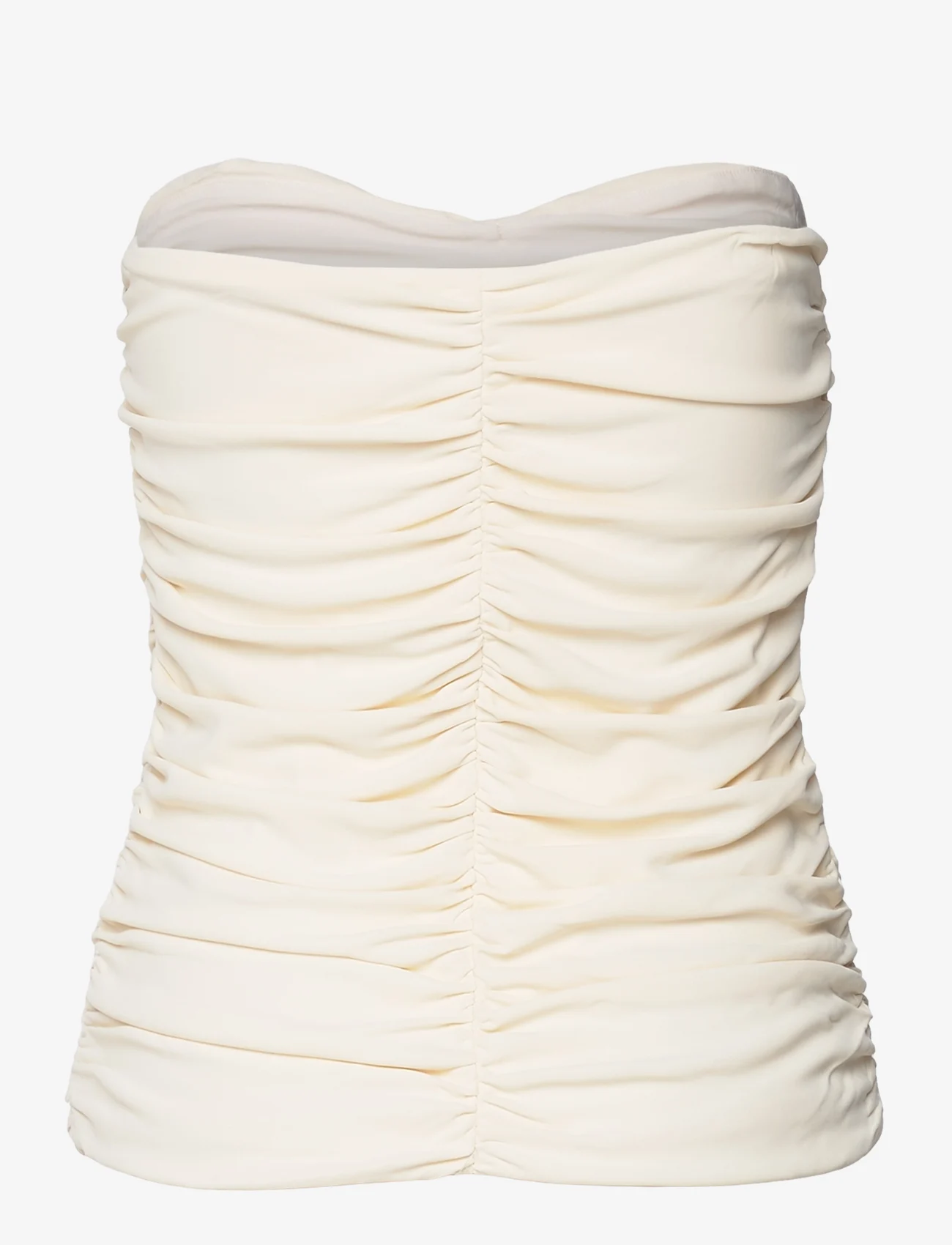 Marville Road - Allure Jersey Top - sleeveless tops - creme - 1