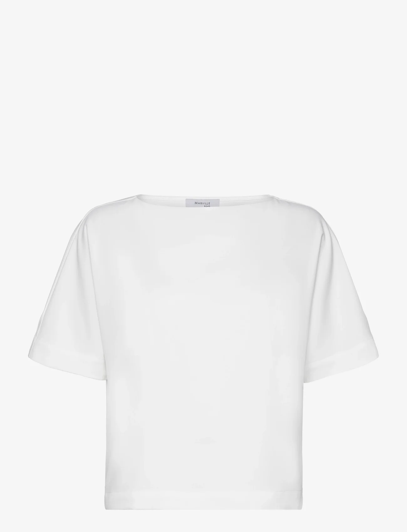 Marville Road - Ava Top - short-sleeved blouses - off-white - 0