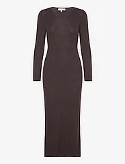 Marville Road - Kora Knitted Dress - bodycon dresses - chocolate - 0