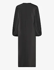Marville Road - Vendela Satin Dress - midi kjoler - black - 1