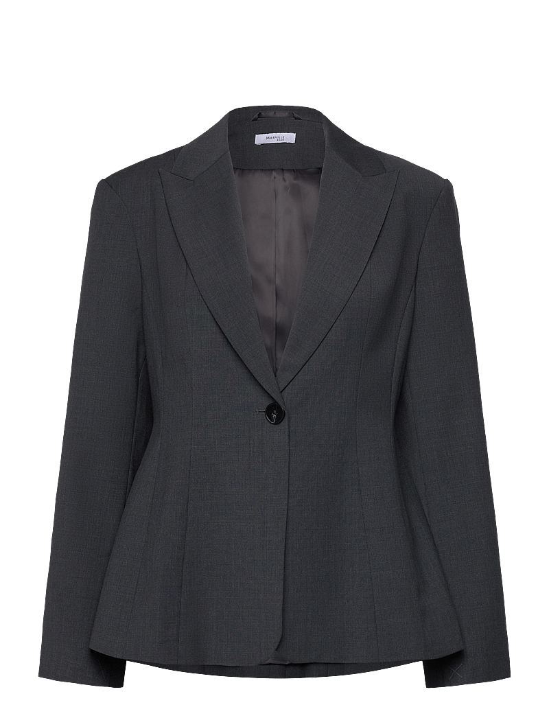 Marville Road - The Alex Blazer - enkeltradede blazere - grey - 0