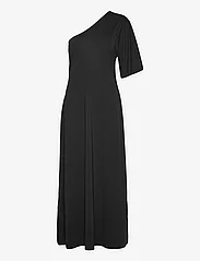 Marville Road - Chris One Shoulder Dress - maxi dresses - black - 0