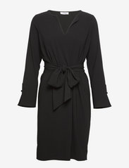 Marville Road - Efva Dress - midi dresses - black - 0