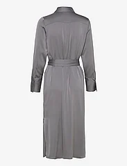 Marville Road - Electra Silk Dress - shirt dresses - dark grey - 2