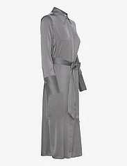 Marville Road - Electra Silk Dress - skjortekjoler - dark grey - 3