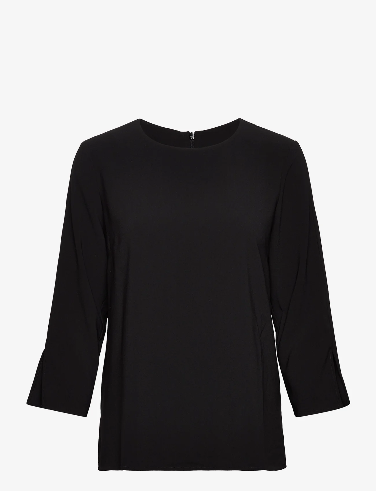 Marville Road - Ella Top - long-sleeved blouses - black - 0